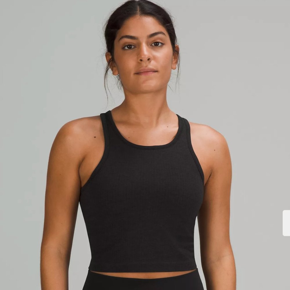 lululemon Ebb to Street Cropped Racerback Tank Top 4